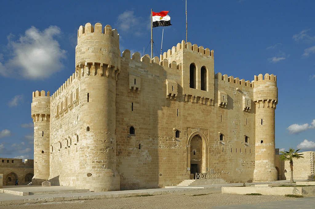  The Qaitbay Citadel was build on the foundations of the Pharos Lighthouse. 