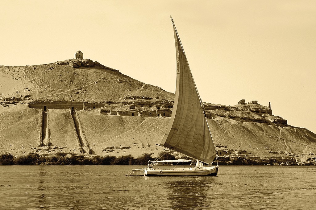  Tombs of the Nobles and felucca. 